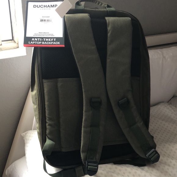anti-theft laptop backpack duchamp NWT Duchamp Anti Theft Laptop Backpack